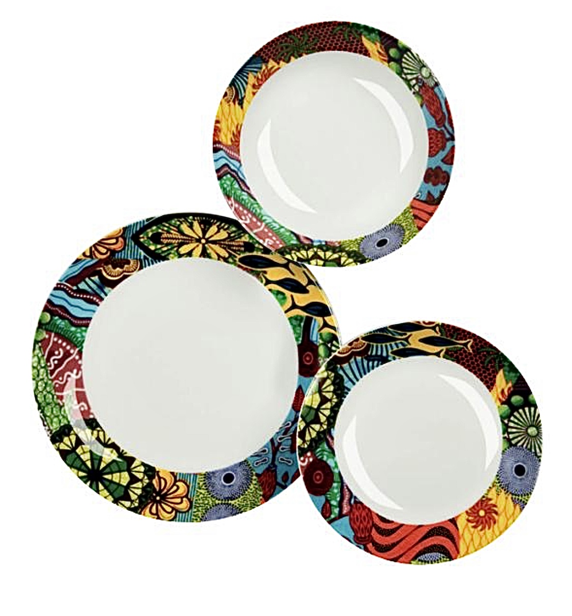 Excelsa Afrique Servizio Piatti Da tavola 18 Pezzi - immagine 3