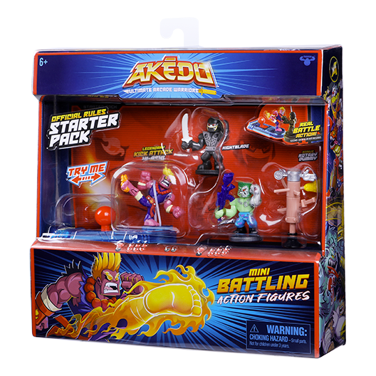 Akedo Starter Pack – Giochi Preziosi – AKE00000 – include Hi-Ashi, Toxinator, Nightblade - immagine 3