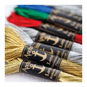 Filati da Ricamo Punto a Croce Mouliné Anchor Art. 4635 matassine da 8 Mt. pz. 12