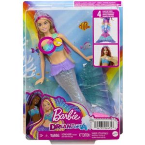 Barbie Dreamtopia – SIRENA LUCI SCINTILLANTI BARBIE DREAMTOPIA MATTEL HDJ36 – 194735024353