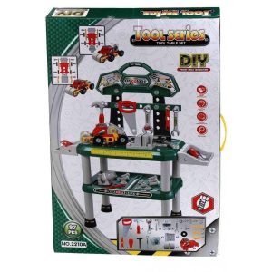 Banco da lavoro con attrezzi