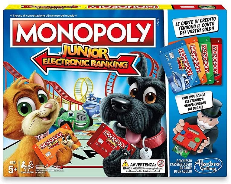 Monopoly Junior Electronic Banking Gioco in Scatola Hasbro - immagine 2