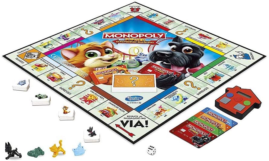 Monopoly Junior Electronic Banking Gioco in Scatola Hasbro - immagine 3