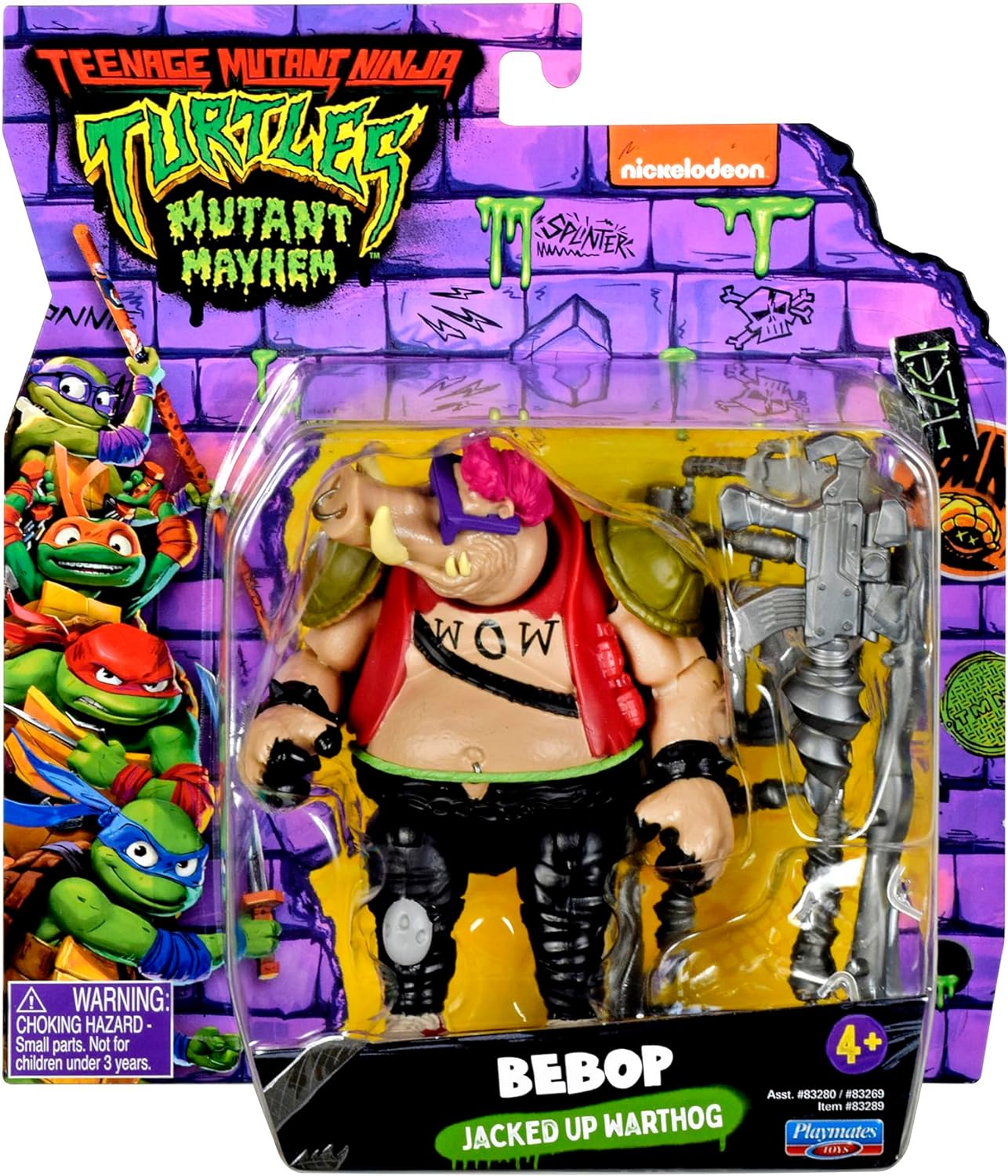 Turtles – Action Figure BEBOP – Giochi Prezosi – 8056379151074 – 83289