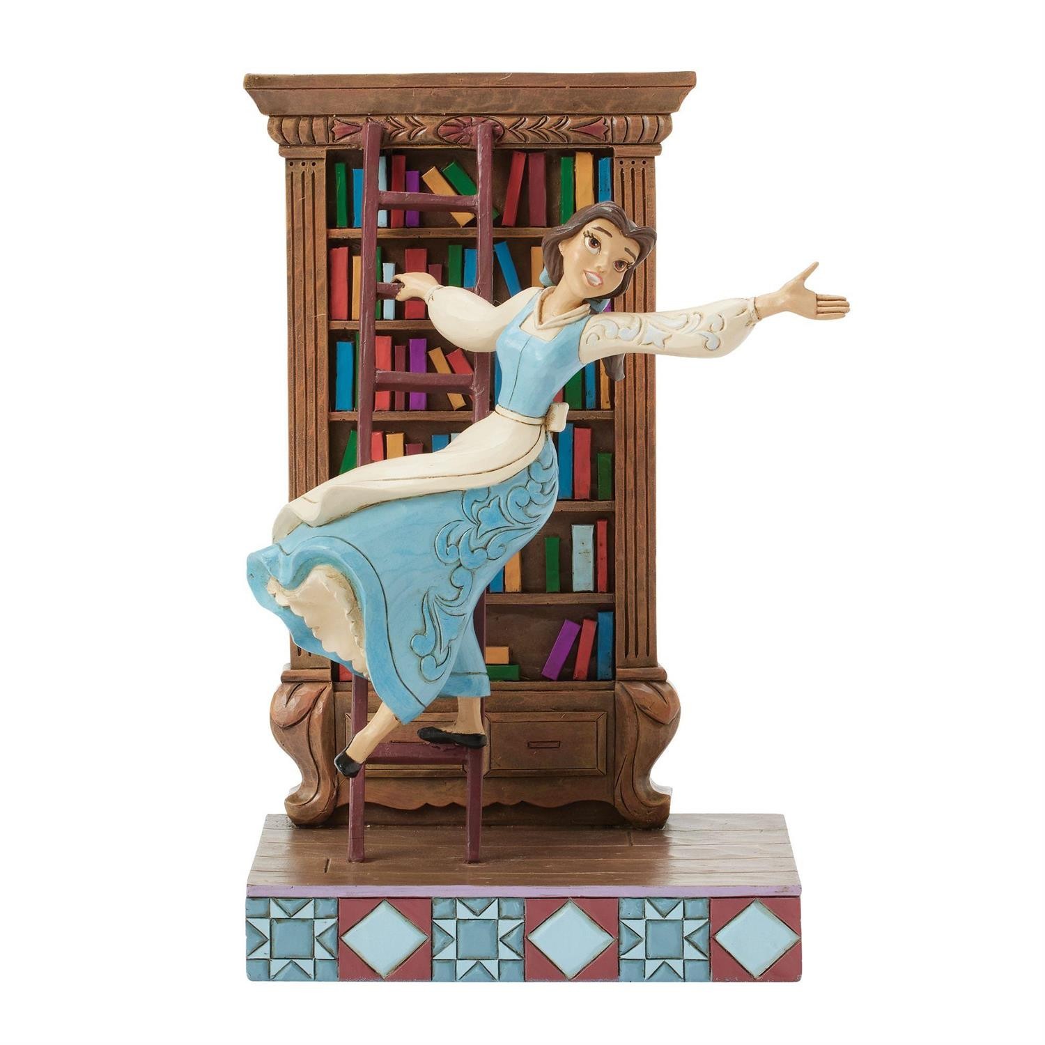 Statuetta Bella Nella Sua Biblioteca – Disney Traditions - immagine 2