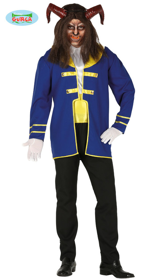 COSTUME Guirca PRINCIPE ADAM/BESTIA Adulto taglia L 8434077885857