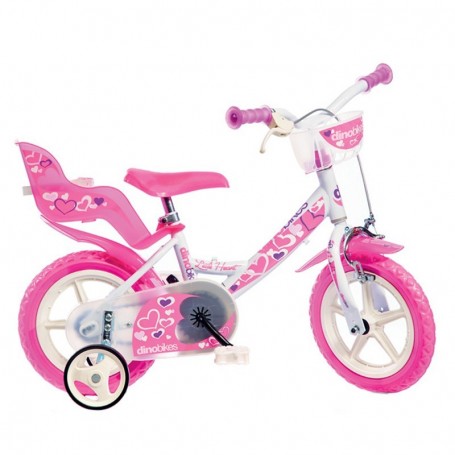 BICICLETTA 12″ LITTLE HEART DINO 124RLN05LH - immagine 2