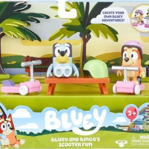 Bluey – Bluey and Bingo’s Scooter fun – Divertimento con il monopattino – BLY12000