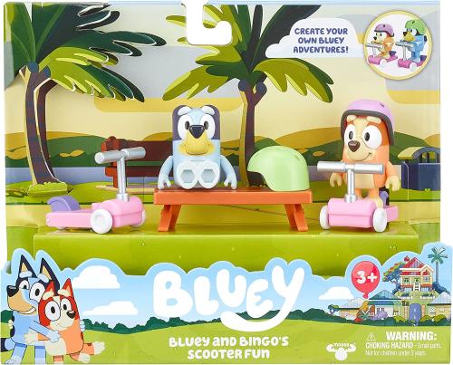 Bluey – Bluey and Bingo’s Scooter fun – Divertimento con il monopattino – BLY12000 - immagine 3