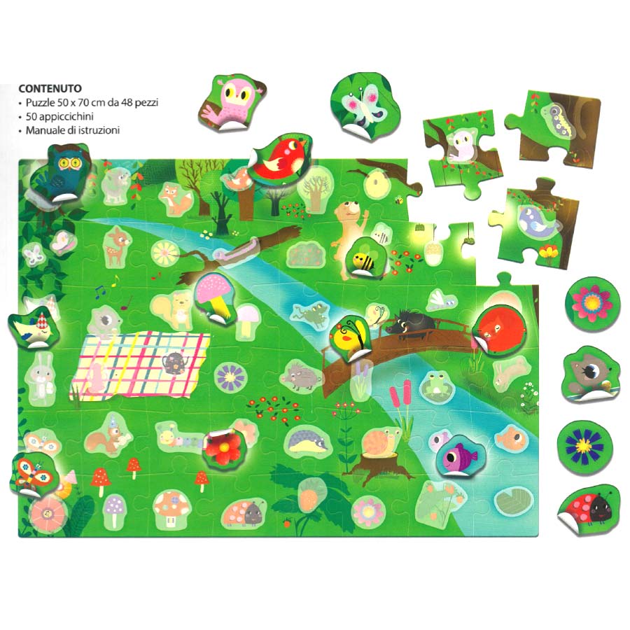 Maxi Puzzle Appiccichini Attacca E Stacca - immagine 4