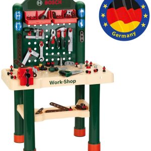 Banco Lavoro Workshop Bosch da 82 pezzi Theo Klein 8461