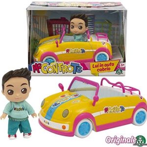 Mini Doll 12 cm Luì in Auto Cabrio, Multicolore, MEC30000