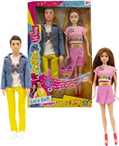 Me Contro Te – Sofì e Luì Singing Fashion Doll Coppia, si tengono per mano e cantano insieme la nuova canzone “Mi Troverai” MEC53000, Giochi Preziosi