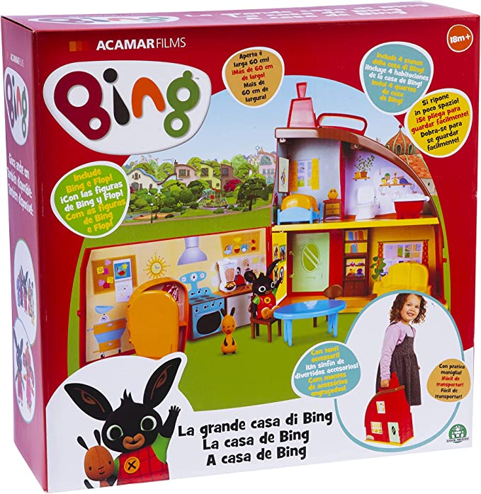 Bing – Playset La Grande Casa di Bing con 2 Personaggi,BNG361000 - immagine 2