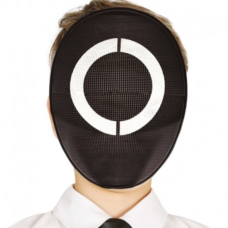 Maschera in plastica ispirata a SQUID GAME – soldato cerchio bambino GUIRCA -8434077640043