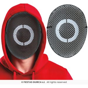 Maschera in plastica ispirata a SQUID GAME – soldato cerchio GUIRCA – 8434077640029