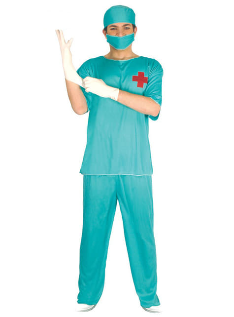 Costume Chirurgoadulto taglia unica 80223 Guirca 8434077802236 - immagine 4