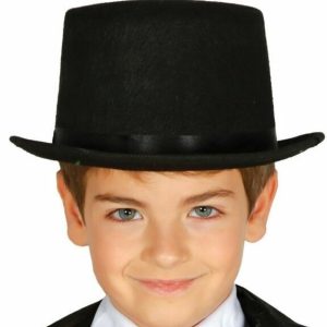 Cappello Cilindro Nero per Bambino Tuba in Feltro Carnevale Guirca 13680 – 8434077136805