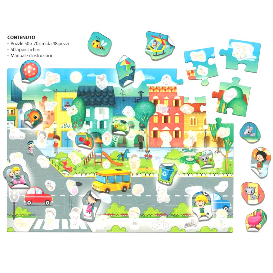 Maxi Puzzle Appiccichini Attacca E Stacca - immagine 6