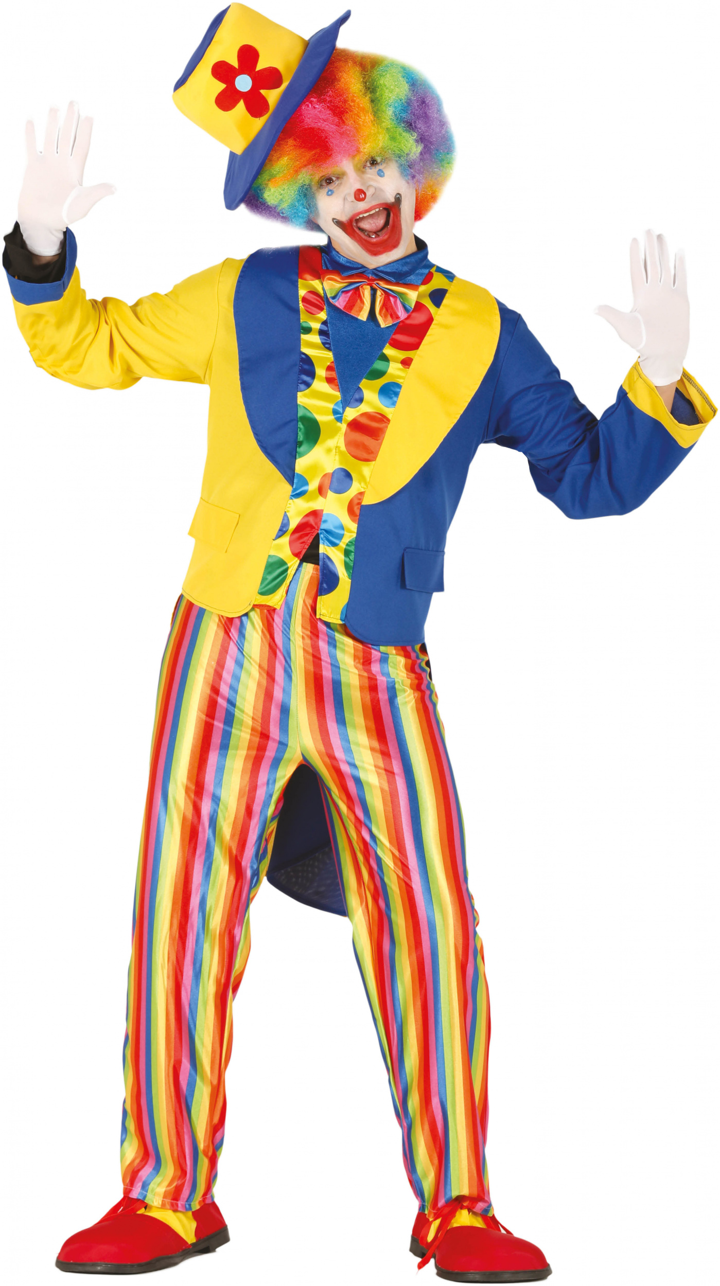 Costume Clown Guirca 86685 adulto taglia L 8434077886588 - immagine 2