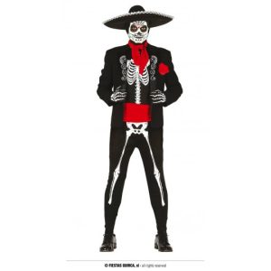 COSTUME Scheletro Messicano- uomo L – GUIRCA – 8434077842973
