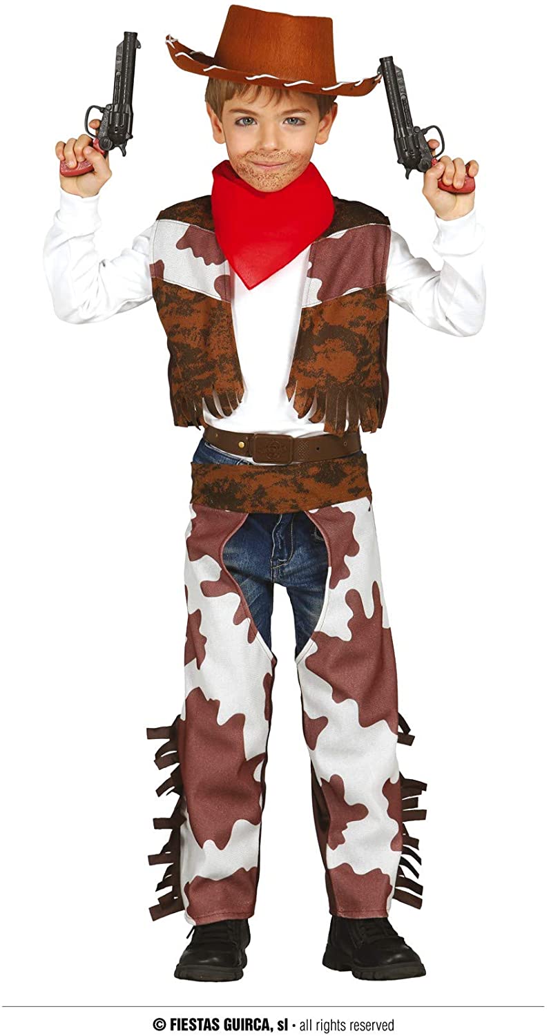 Costume Cow Boy Guirca – 3-4 8434077856833 - immagine 3