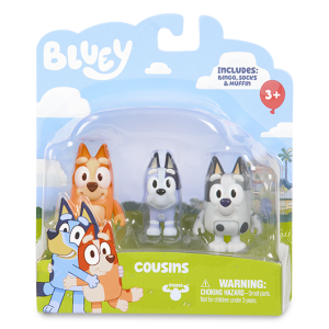 Bluey – Bluey e le cuginette Calzino e Muffin – BLY00000