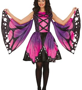 COSTUME Purple Butterfly – Farfalla Viola  – donna S- GUIRCA -8434077841174