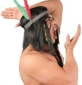 Fascia Copricapo Indiano con piume – Guirca 13238 -8434077132388