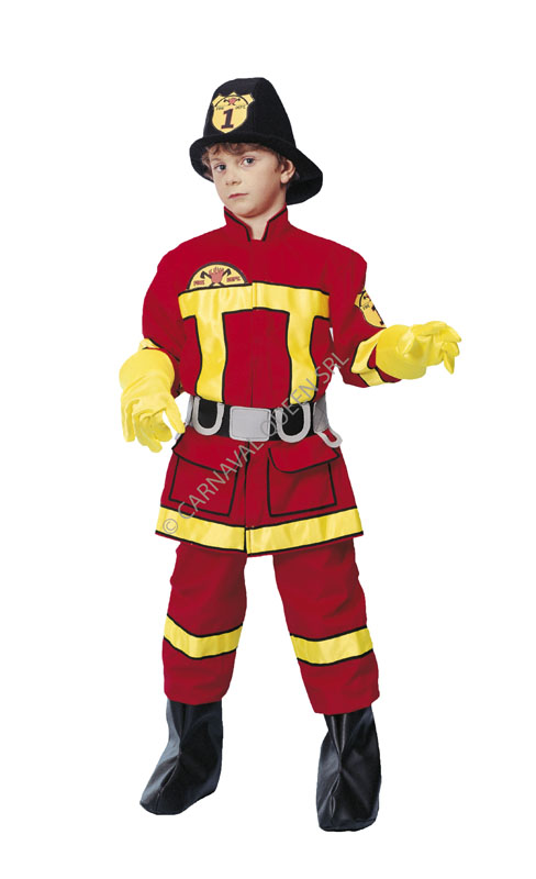 Costume Fire Department -Vigile del Fuoco- Fancy Magic 9-10 anni - immagine 3