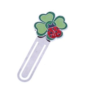 Segnalibro Laurea quadrifoglio e coccinella 12 pz