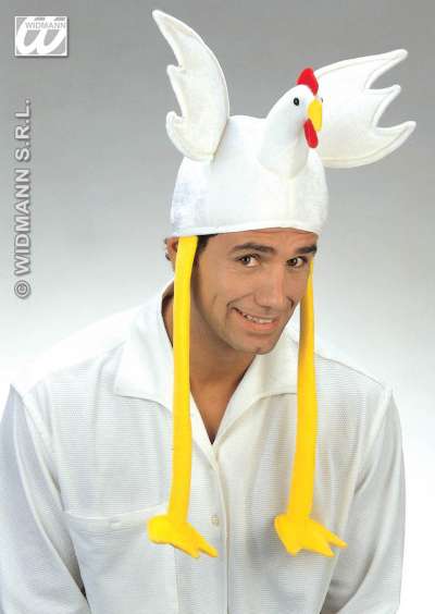 COPRICAPO GALLINA IN STOFFA – WIDMANN 8421A - immagine 3