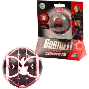 GRV01100 Gormiti The New Era Elesfera Del Fuoco Zane ruotando gli Anelli la Sfera si illuminerà – 8056379174455