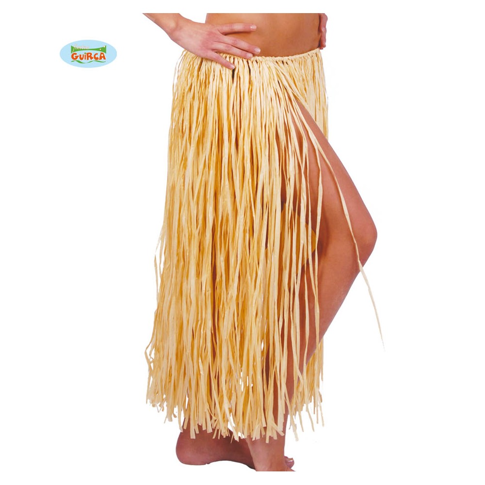 Gonna Hawaiana in paglia 75 cm – Guirca 16489 – 8434077164891 - immagine 2