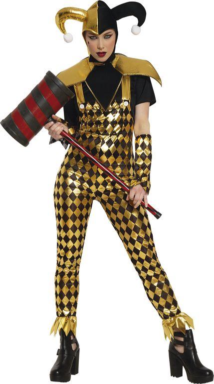 COSTUME – DONGEROUS CLOWN ispirato ad HARLEY QUEEN – donna M – GUIRCA – 8434077790601 - immagine 2