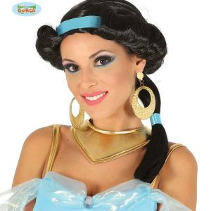 Parrucca NERA – principessa del deserto- JASMINE – GUIRCA 8434077045107