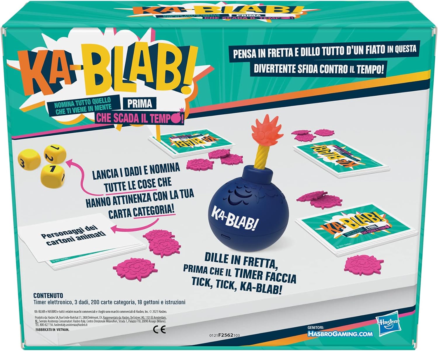 Ka Blab – Hasbro Gaming – Gioco Di Società Per Famiglie – 5010993898091 - immagine 5