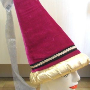 Cappello Maga/Mago in stoffa fucsia – WIDMANN 8454A
