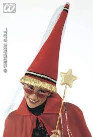 Cappello Maga/Mago in stoffa ROSSO – WIDMANN 8454A (Copia)