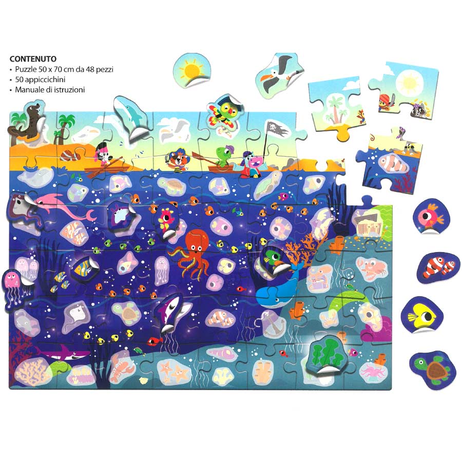 Maxi Puzzle Appiccichini Attacca E Stacca - immagine 5