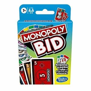 Monopoly Bid, gioco di carte – Hasbro – 5010993830244
