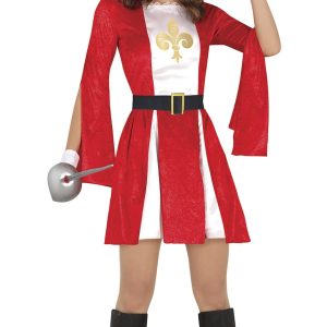 COSTUME RED MUSKETER – MOSCHETTIERA- donna S – GUIRCA 8434077841204