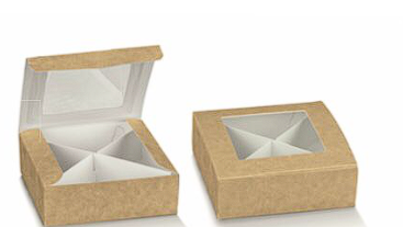 Pratica con finestra + divisorio 80x80x30 Pz. 10 - immagine 2