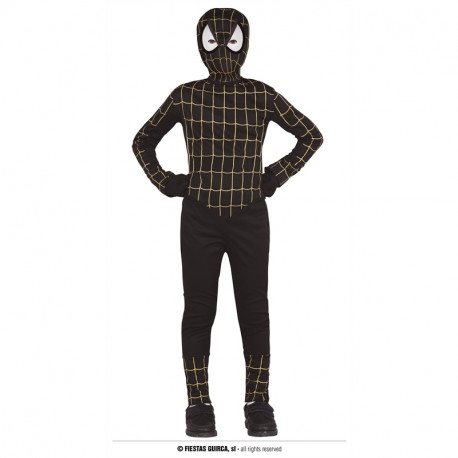 Costume Black Hero – Spider Man Nero – 5-6 anni Guirca 8434077777268