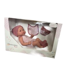 NINA . Bambola Reborn 40 cm – con corpo in vinile.