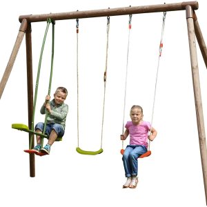 Altalena in Legno Ninfea: 2 Altalene con Cavalluccio