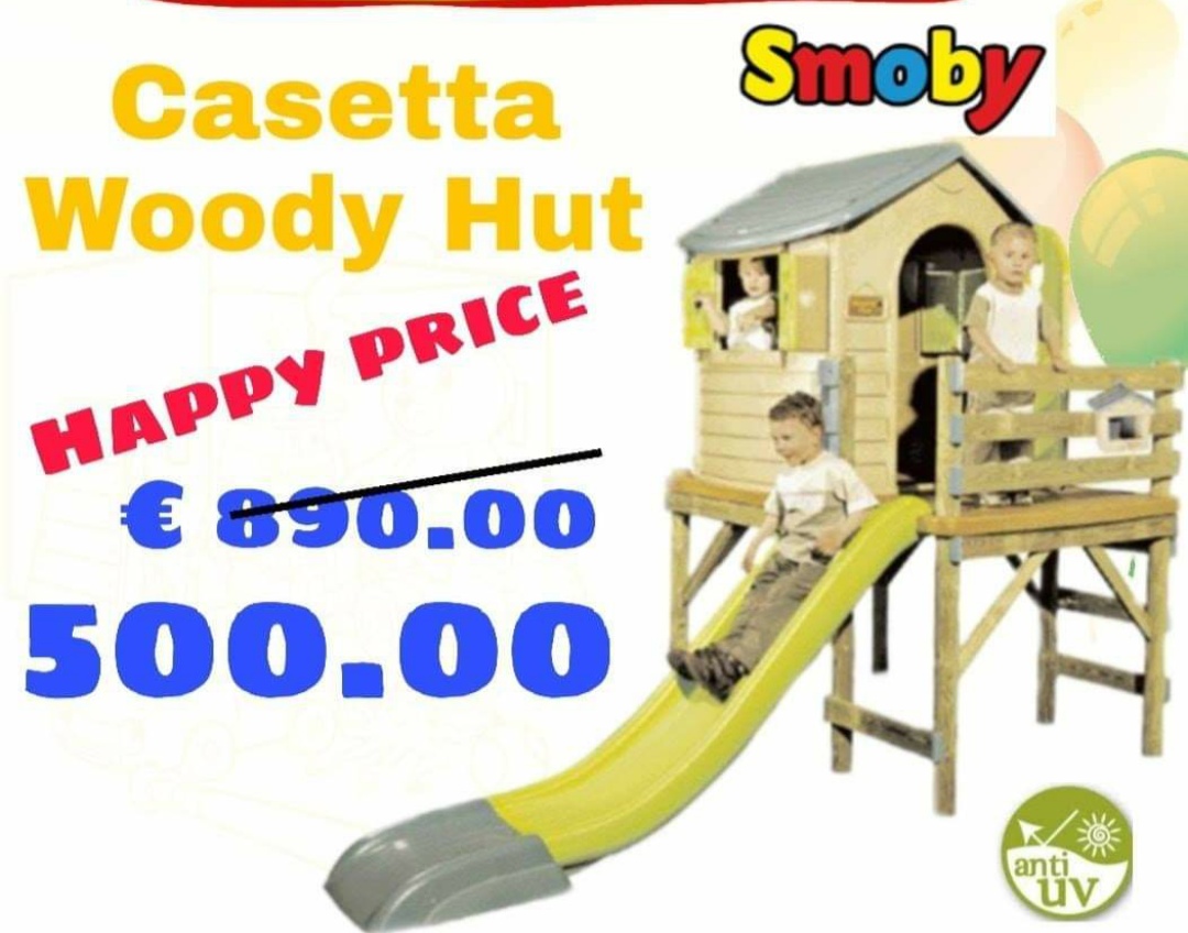 Casetta Woody Hut Smoby - immagine 2