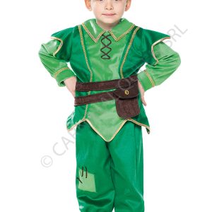 Costume – Peter Pan Piccolo Folletto –  Fancy Magic 2-3 anni