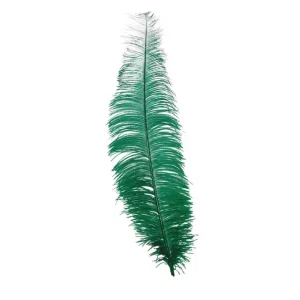 Piuma verde bosco decorativa 35/40 cm 8434077176689