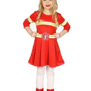 Costume Pompiere Girl 3-4 anni